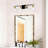 Vintage 4- Bathroom Lights With Glass Shade, Modern Elegance For Mirror, Kitchen, Dinning Room, Bedroom, Hallway - Gold + Matte Black Captivating