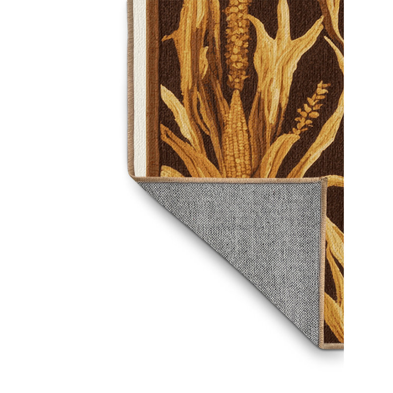  Tapis lavable d'automne, Rond 8 pi