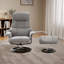 Fauteuil inclinable pivotant rembourré avec repose-pieds-2038869839-2038869838