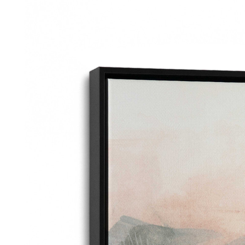 «Crosshatch Fields I» par June Erica Vess, reproduction d'art sur toile, Noir, H 12 po x l 12 po