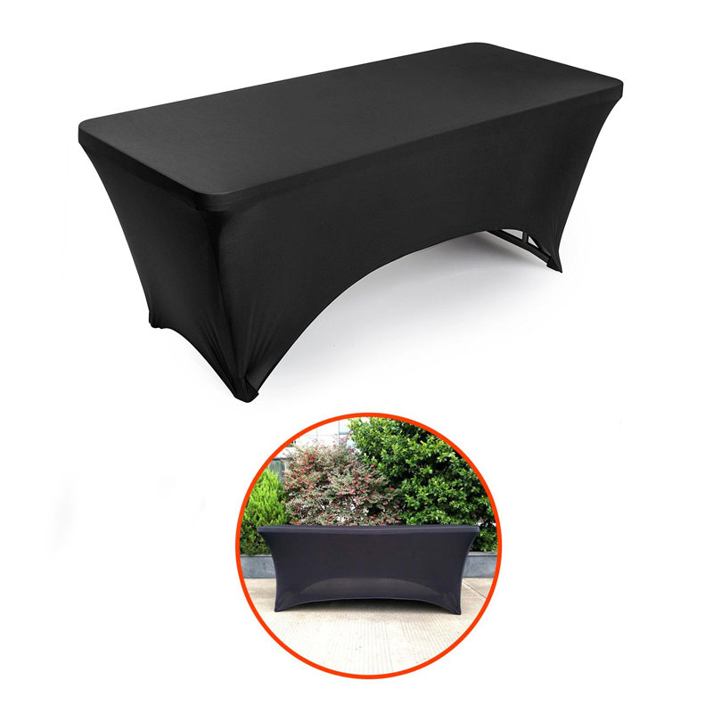Ebonni Tablecloth, Black, 45cm W x 245cm L
