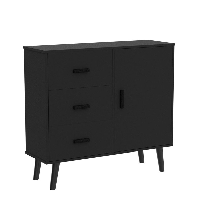 Armoire de salle de bain autoportante Grecy, Blanc