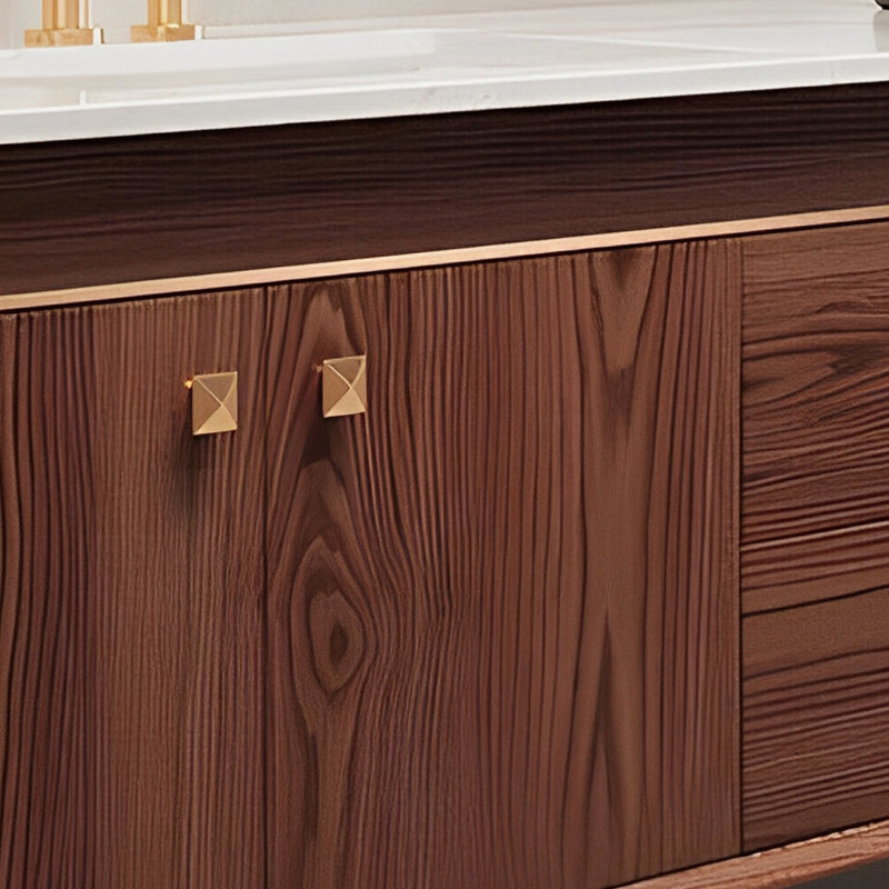 New Chinese-style rock plate bathroom cabinet, 19.68" H x 70.86" W x 21.65" D