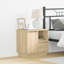 Bedside Cabinet 50 X 34.5 X 50 Cm Engineered Wood-1051023054