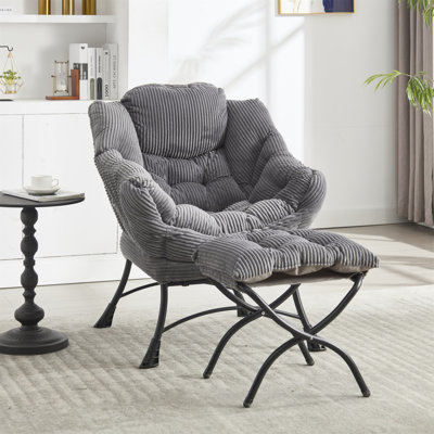 Fauteuil Lazy avec repose-pieds (fauteuil inclus)