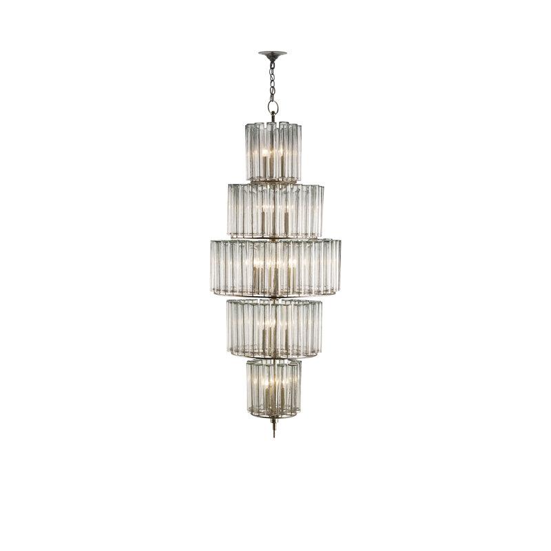 Bevilacqua 18 - Light Dimmable Tiered Chandelier