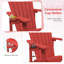 Chaise Adirondack en plastique Gumbert-87389173