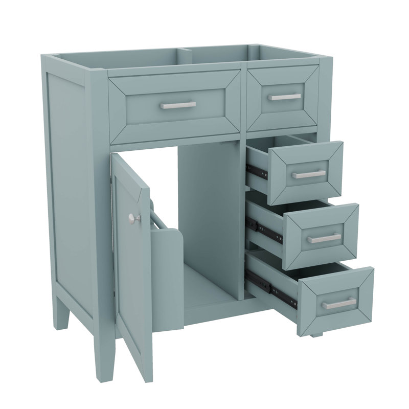 Meuble-lavabo de 30 pouces sans tiroir inclus, Vert