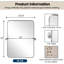 Miroir de salle de bain mural moderne inclinable | Cadre pivotant en acier inoxydable-1498669463-1508626408