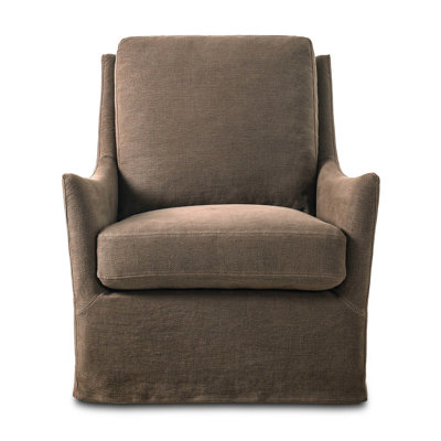 Monette Swivel Slipcovered Side Chair