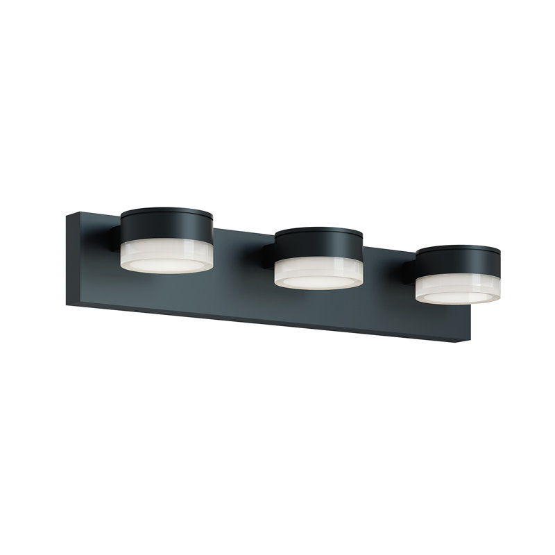 Emma 24'' LED Vanity Light, Black