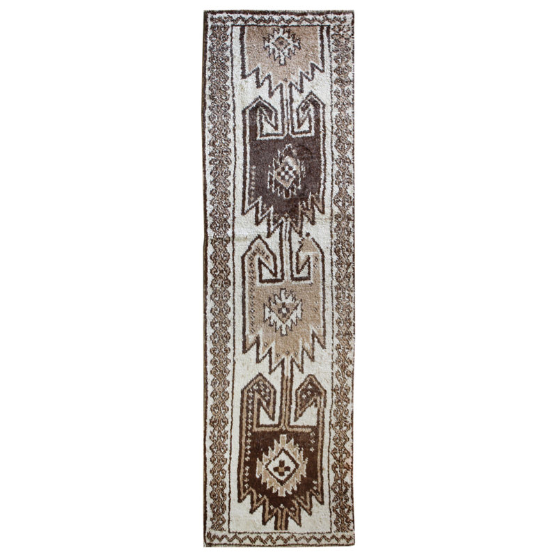 Herki One-of-a-Kind 3' X 10'3" Hand Knotted Area Rug