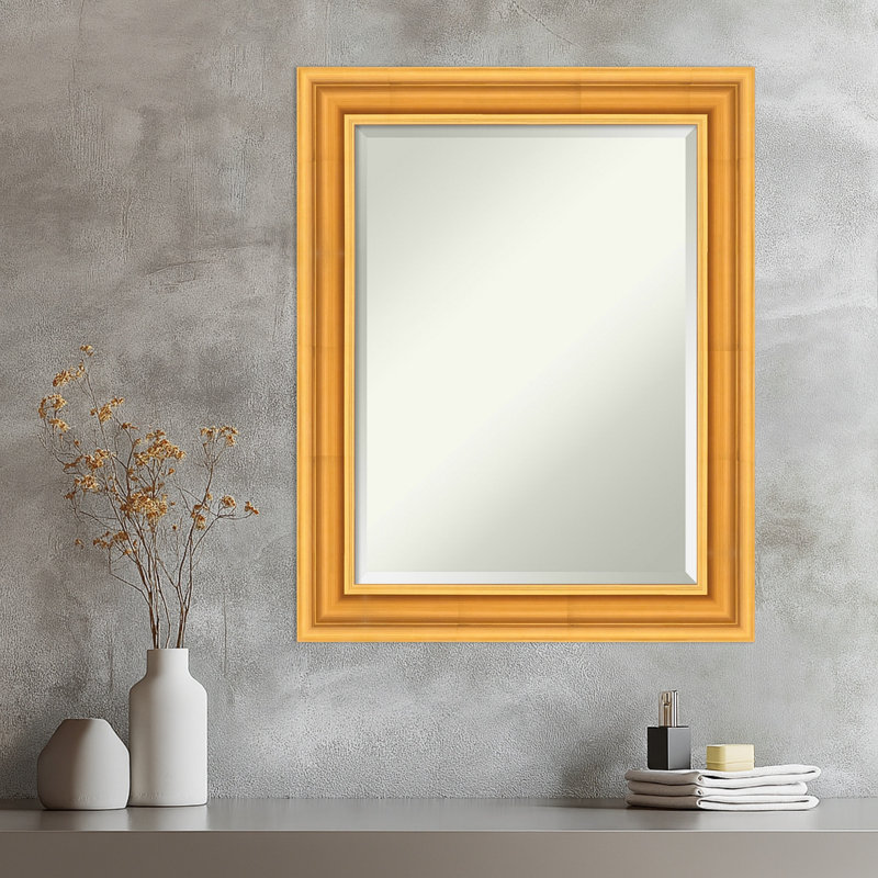 Miroir mural Sierra, 29,5 po x 23,5 po, Doré