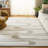 Baasit Ebony Hand Tufted Wool Cotton Abstract Rug in Gray-463595071