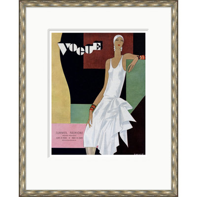Vogue Cover, Summer Fashions, William Bolin, June 8, 1929 Print by William Bolin