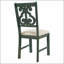 Table de salle à manger 5 pièces et 4 chaises en tissu avec tablette de rangement-767294745-767294750-767294751