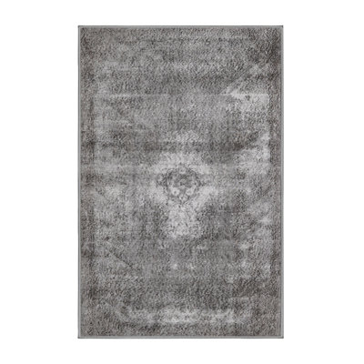 Tapis traditionnel gris / blanc cassé Stina