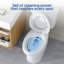 Toilette 17 pièces deux pièces - chasse d'eau, réservoir économiseur d'eau, poignée latérale