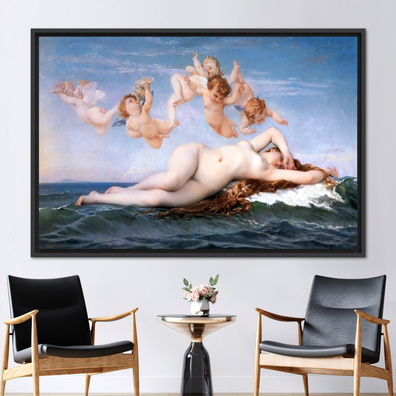 Print on Canvas, 60 cm H x 90 cm W, Black Floater Framed