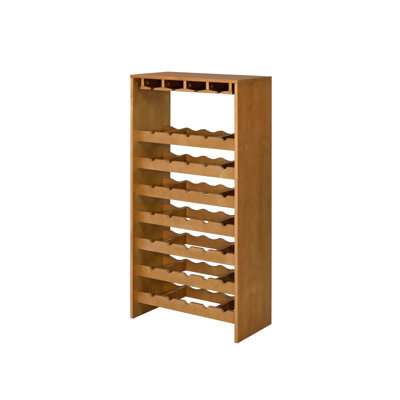 Hanzi Wine Cabinet, Oak Finish , Sideboard