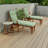72" x 22" Outdoor Chaise Lounge Cushion with Ties and Loop-710655398