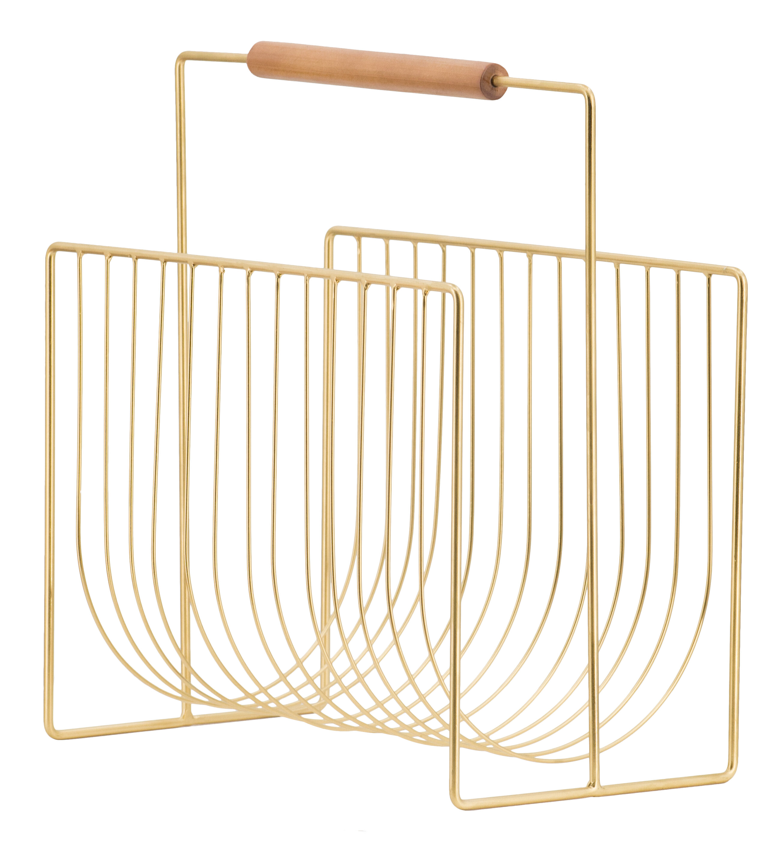 Metal Free Standing Magazine Rack