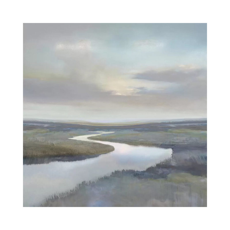 Riverbend III by Christy McKee - Wrapped Canvas Gallery-Wrapped Canvas Giclée, 30.48 cm H x 30.48 cm W