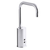 Gooseneck Single-Hole Touchless Dc-Powered Commercial Faucet with Insight Technology and Temperature Mixer