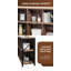 Bibliothèque de rangement à 8 cubes, horizontale, l 63 po, chêne clair-130624443
