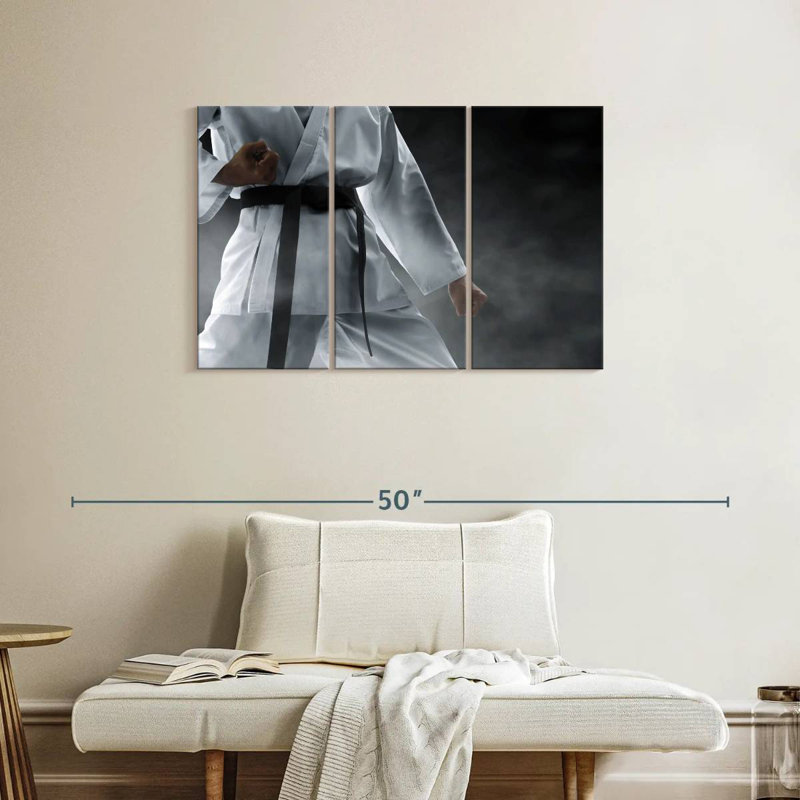 Sireci Martial Arts Black Belter, 24" H x 38" W
