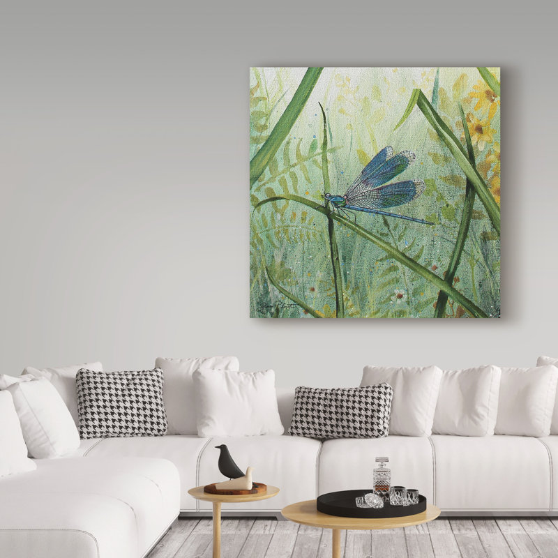 'Botanical Beauties 1' Graphic Art Print on Wrapped Canvas, 14" H x 14" W x 2" D