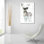 «Elk Impression 1» par Stellar Design Studio, art mural en verre acrylique