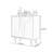12 Pair Shoe Storage Cabinet-98449957
