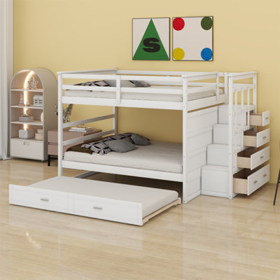 Bunk Bed With Trundle And Staircase