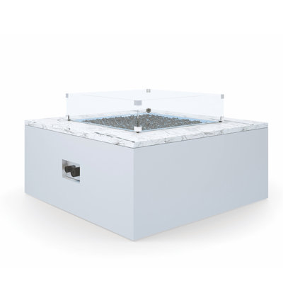 Bazaar Stone Propane/Natural Gas Fire Pit Table