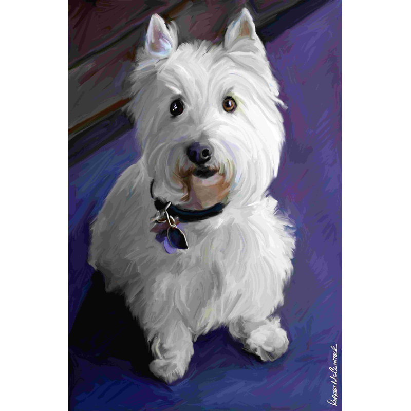 Terrier des Highlands de l'Ouest, H 12 po x l 8 po