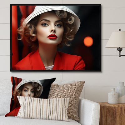 Raymie France Parisian Fashion Portrait I - Print