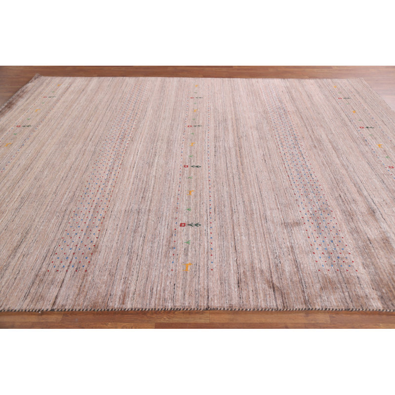 Tapis en laine fabriqué à la main Gabbeh 8 x 10