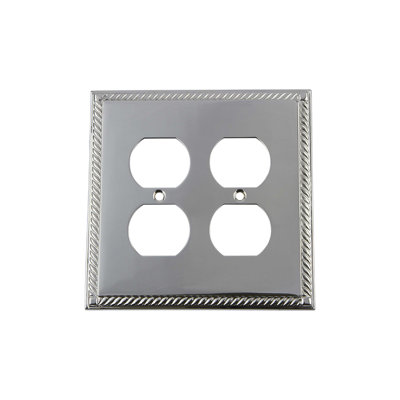 Rope 2-Gang Duplex Outlet Wall Plate