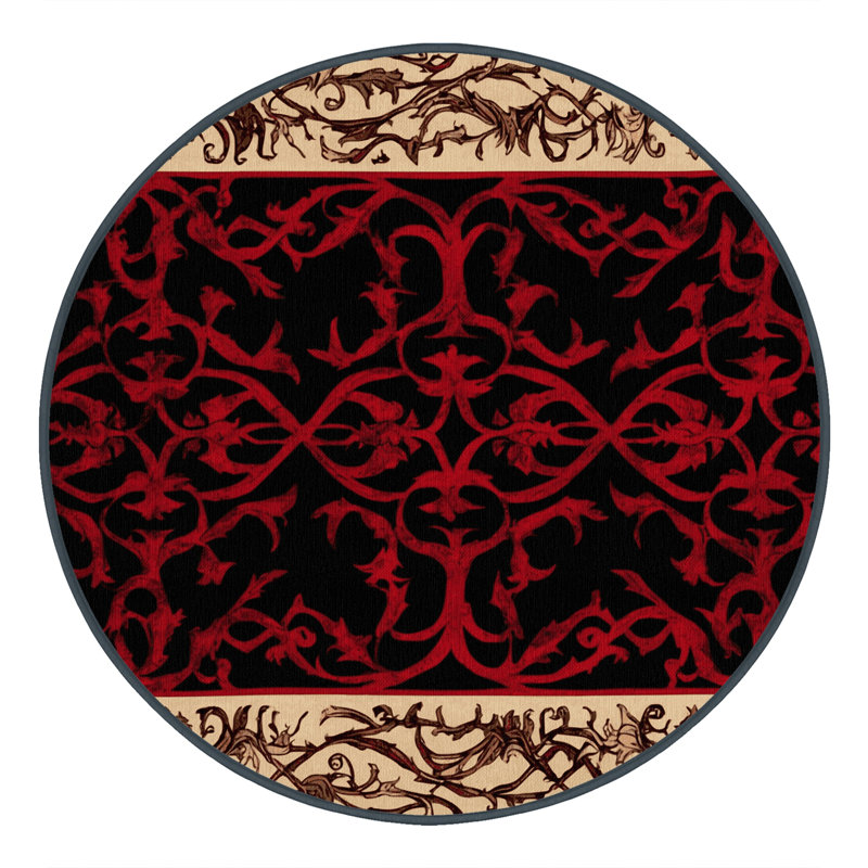 Golden Lattice Rug, Round 4'