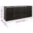 vidaXL Bin Store Trash Can Storage Quadruple Wheelie Bin Shed Poly Rattan-88344691