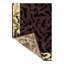 Geometric Area Rug in Burgundy