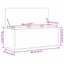 Storage Chest Home Organiser Cabinet Trunk Container Engineered Wood-1136539595