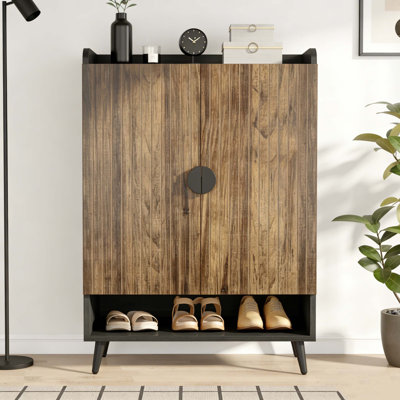 Rangement pour chaussures avec armoire à tablettes réglables