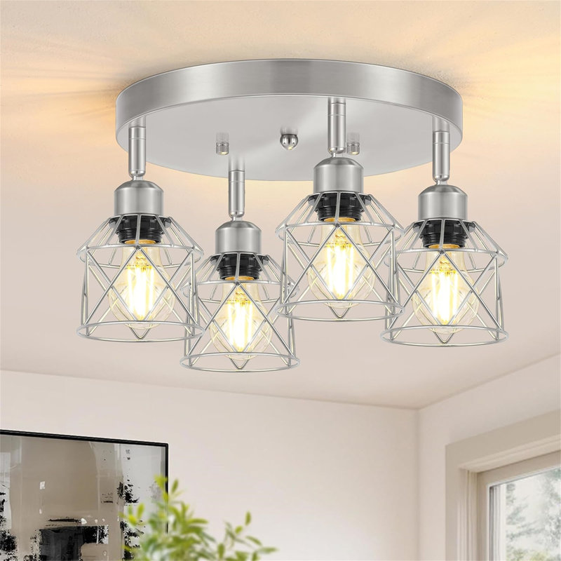 Directionnel et projecteur, Argent, 4 Lights