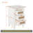 Nightstands Set Of 2 With Rattan-Woven Surfaces And Three Drawers, Exquisite Elegance With Storage Solutions For Bedroom-1376409135