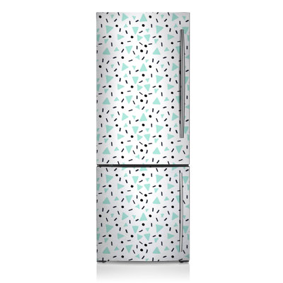 Abstract Non-Wall Damaging Door Decal