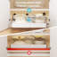  Organisateur d'armoire coulissant, tiroirs extensibles (11,8 po à 19,7 po) pour armoires, tiroirs coulissants pour armoires de cuisine, organisateur d'armoire de salle de bain, garde-manger, rangement sous l'évier