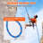 10.2mm Dynamic Climbing Rope, 40M(131ft) Outdoor Rock Climbing Rope 25KN Breaking Tension