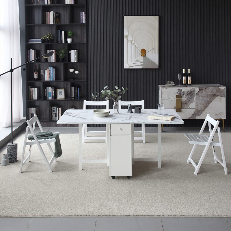 60.2'' L x 28'' H Manufactured Wood Dining Table